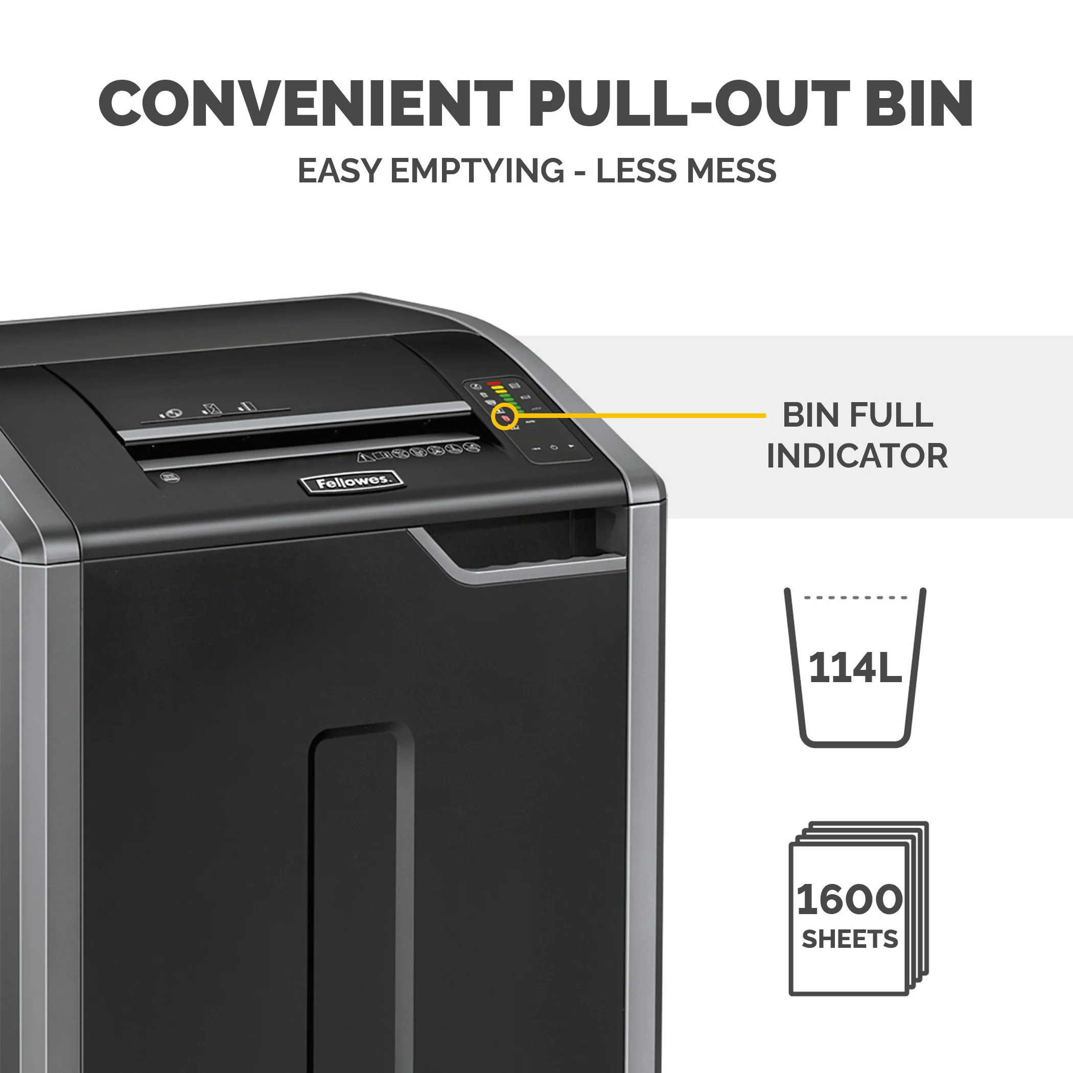 Fellowes Powershred 425Ci - Usage View